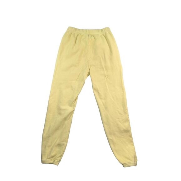 Les Tien Sweatpants Yellow XS Baggy Cozy Comfy - Picture 1 of 7
